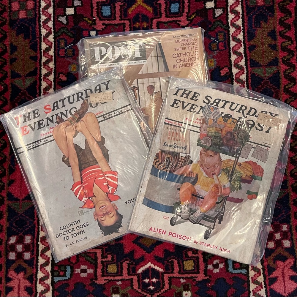 The SATURDAY EVENING POST ~ 3 issues